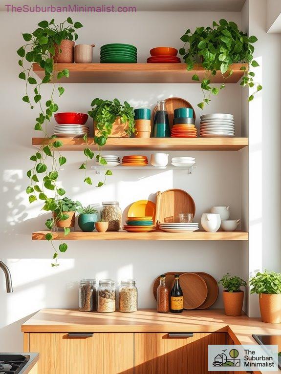 open shelving design concept