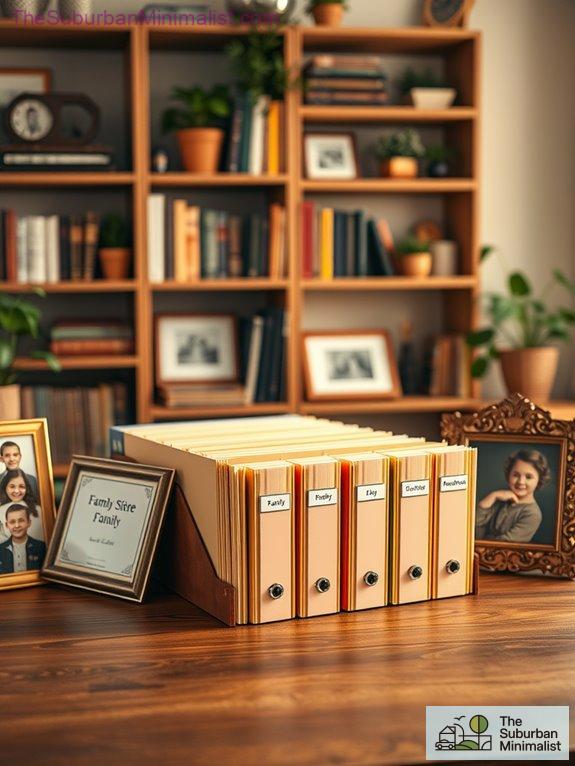 sort and preserve family documents
