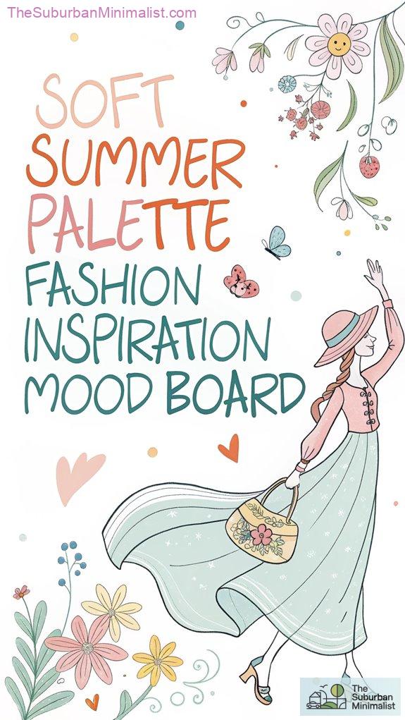 Soft Summer Palette: Fashion Inspiration Mood Board - The Suburban ...