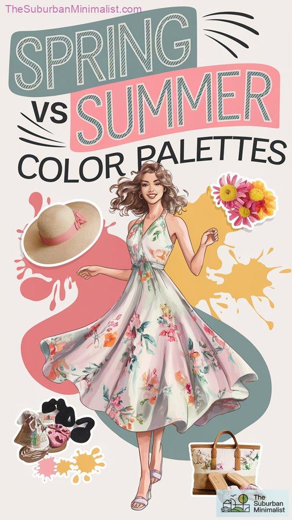 Spring Vs Summer Color Palettes - The Suburban Minimalist