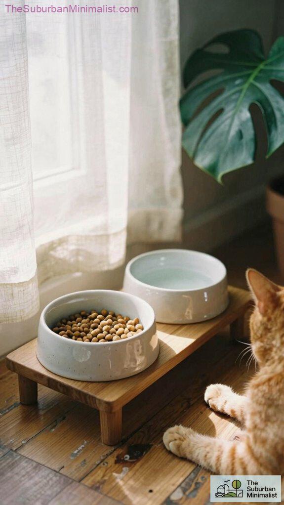 chic elevated pet dining