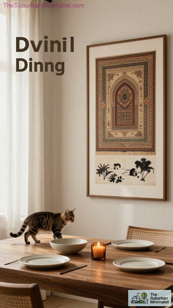 chic suburban animal dining