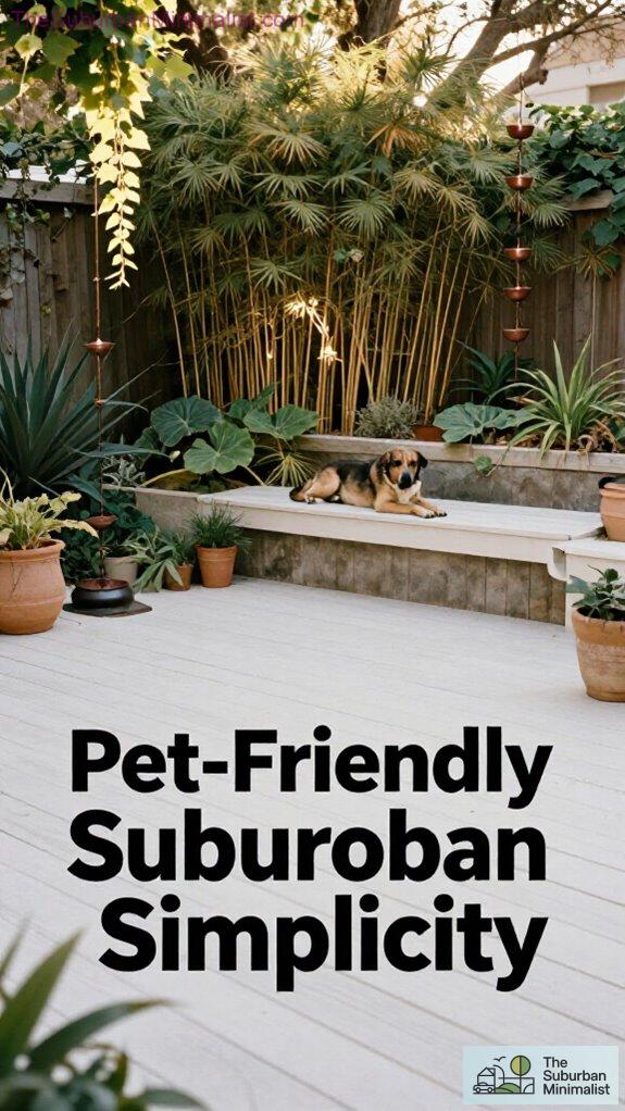 chic suburban pet design