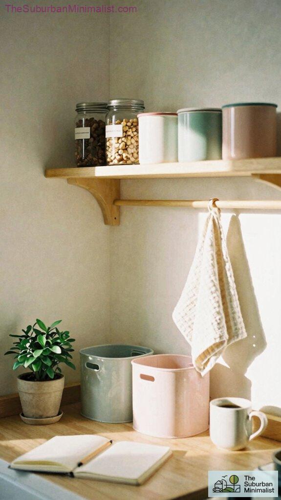 curated colorful minimal living