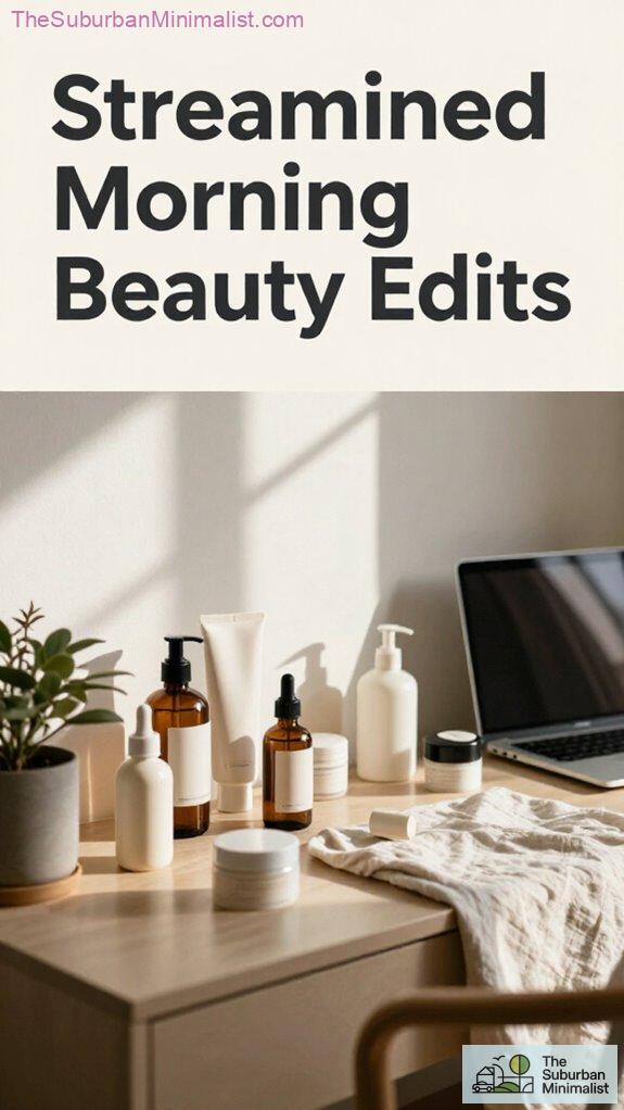 efficient morning beauty routine