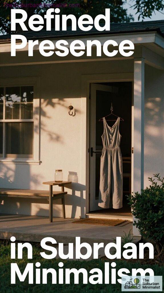 elegant suburban simplicity