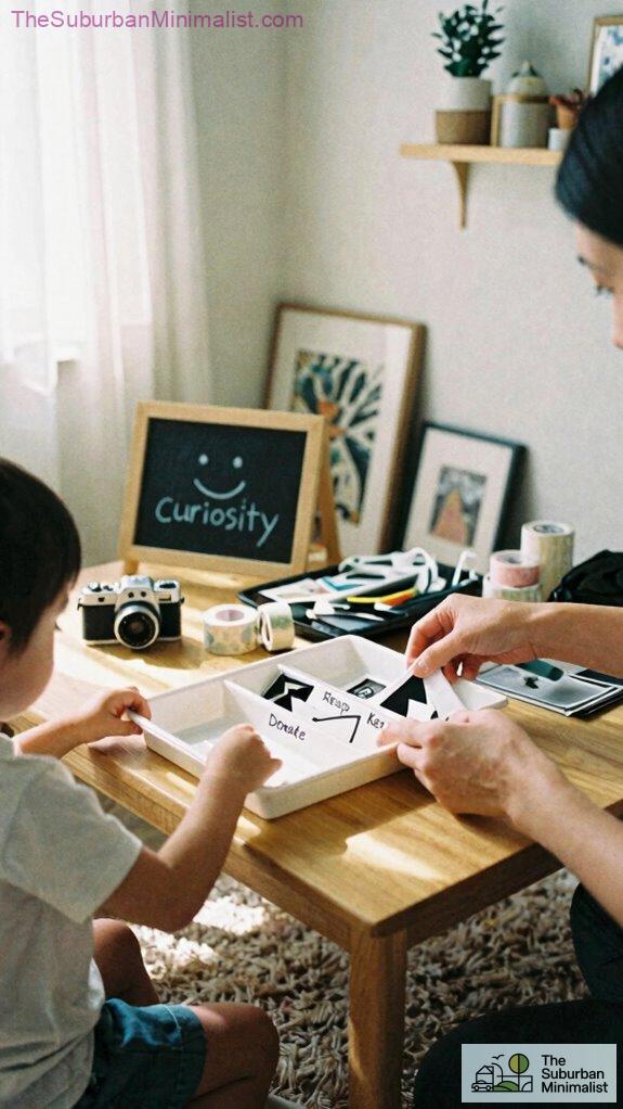 involving children in mindful decluttering