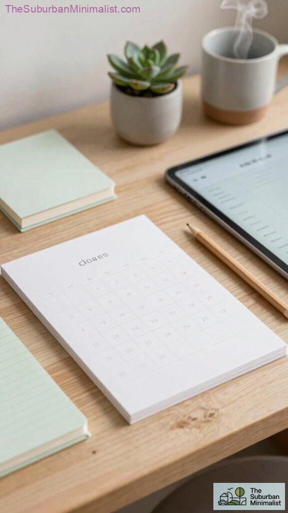 mindful organized chore routines