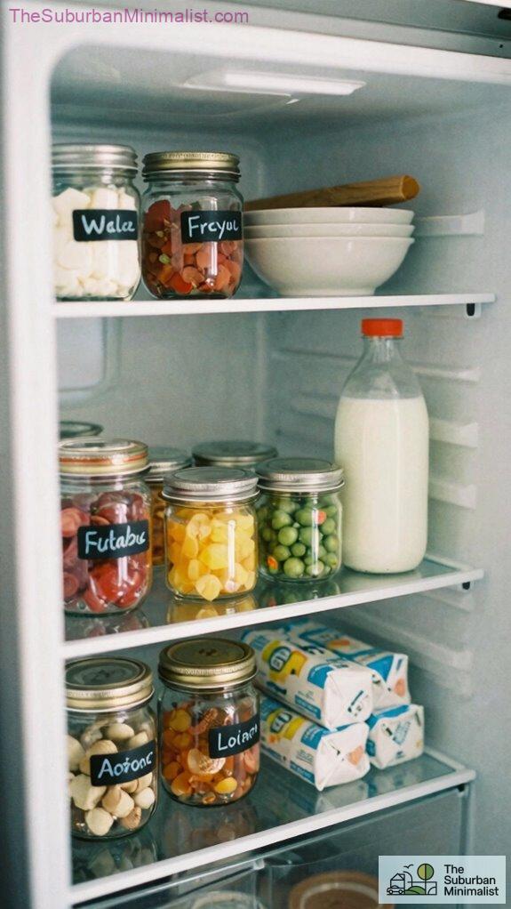 mindful organized fridge routine