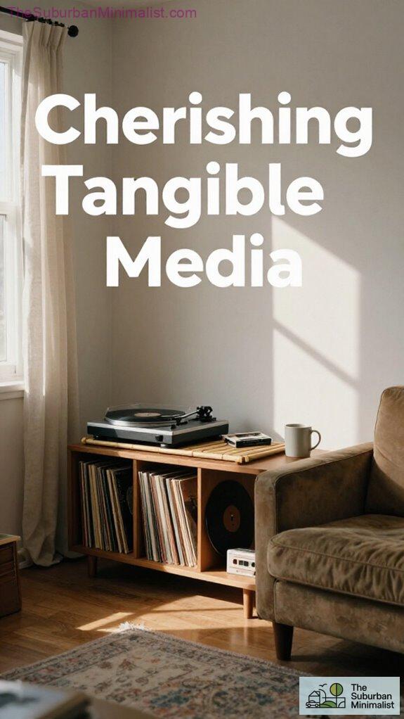 minimalist appreciation of tangible media