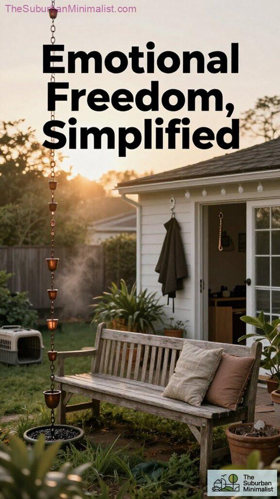 minimalist suburban emotional liberation