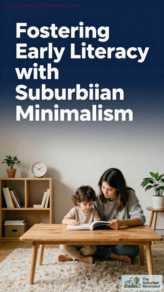 minimalist suburban literacy development