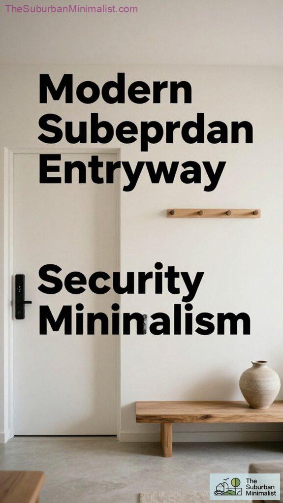 minimalist suburban security