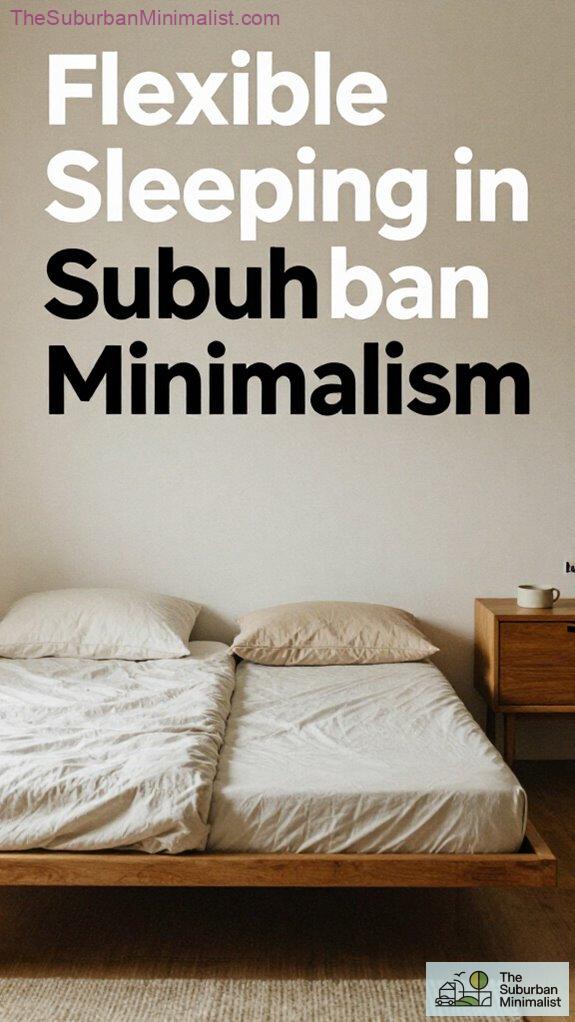 minimalist suburban sleep options