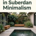 minimalist suburban water features