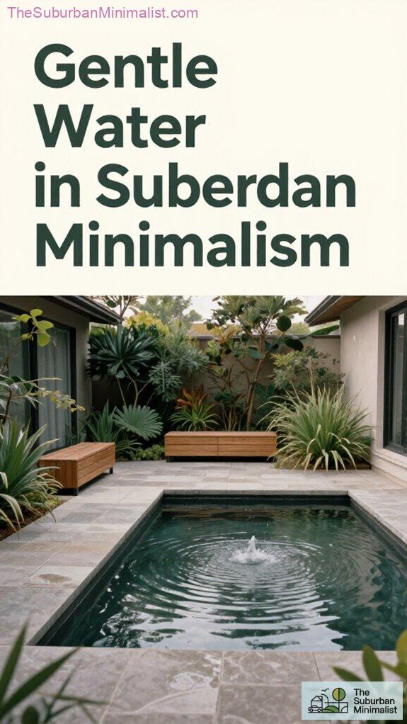 Artistic Water Features for Suburban Minimalism