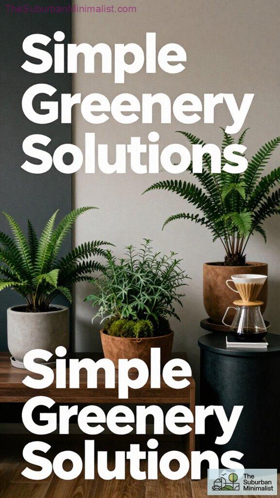 modern greenery for living