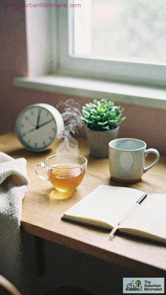 morning routines promote calm