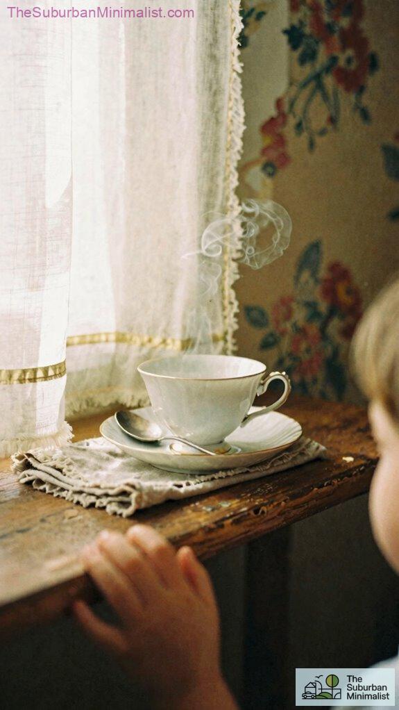 porcelain teacup holds memories