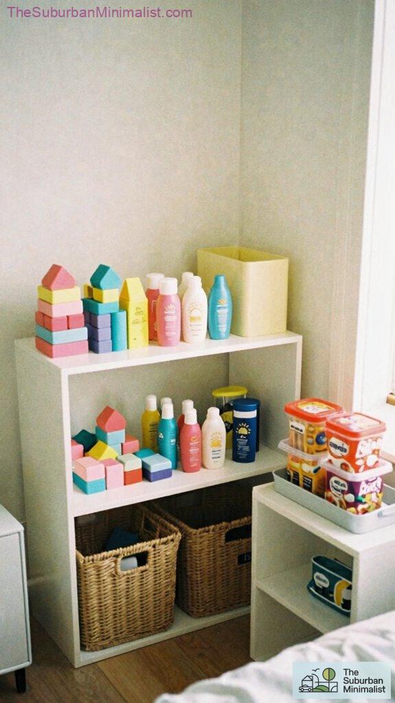 purposeful colorful space efficient organization
