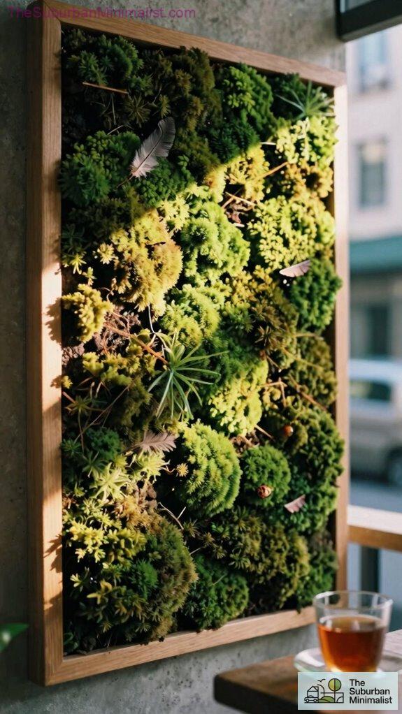 serene green living walls