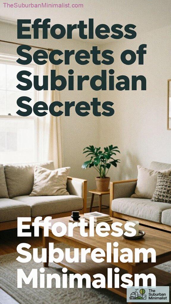 Effortless Style Secrets of Suburban Minimalism