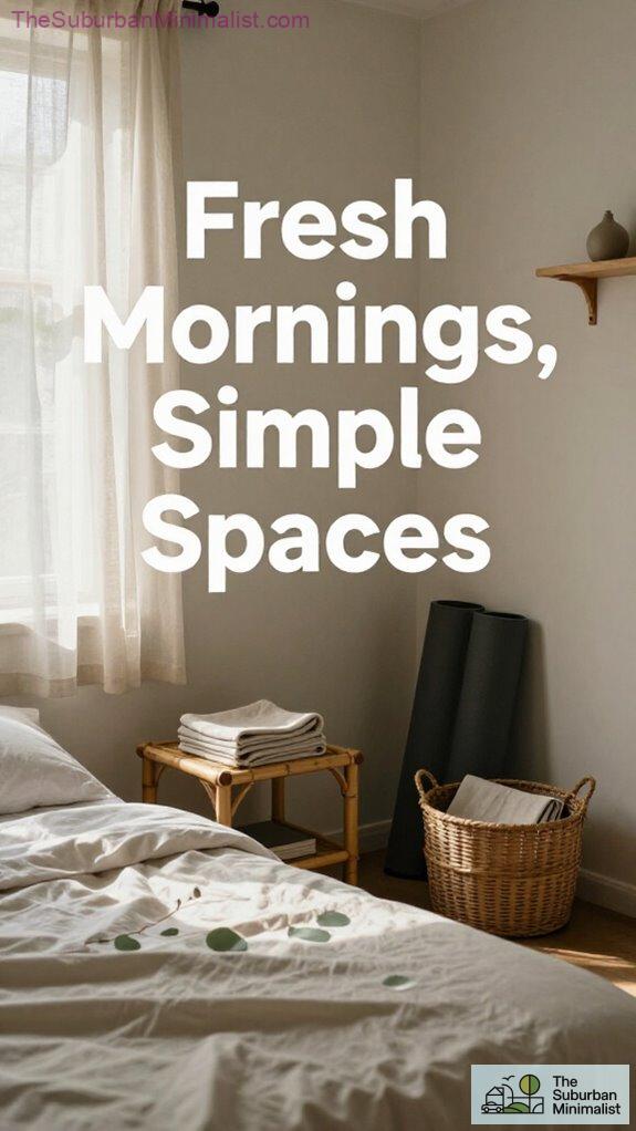 simple suburban morning routines