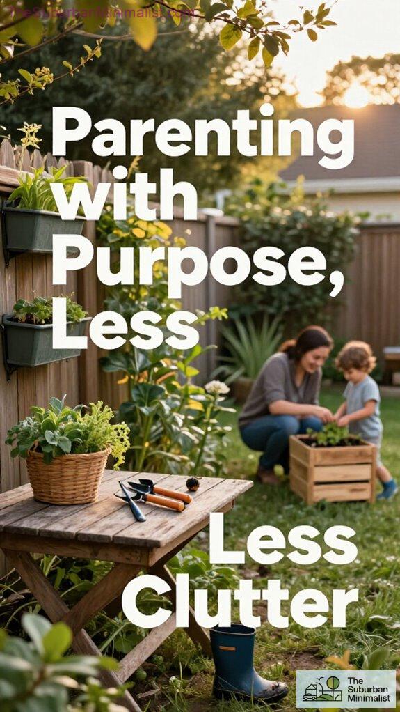 simplified parenting in suburbs