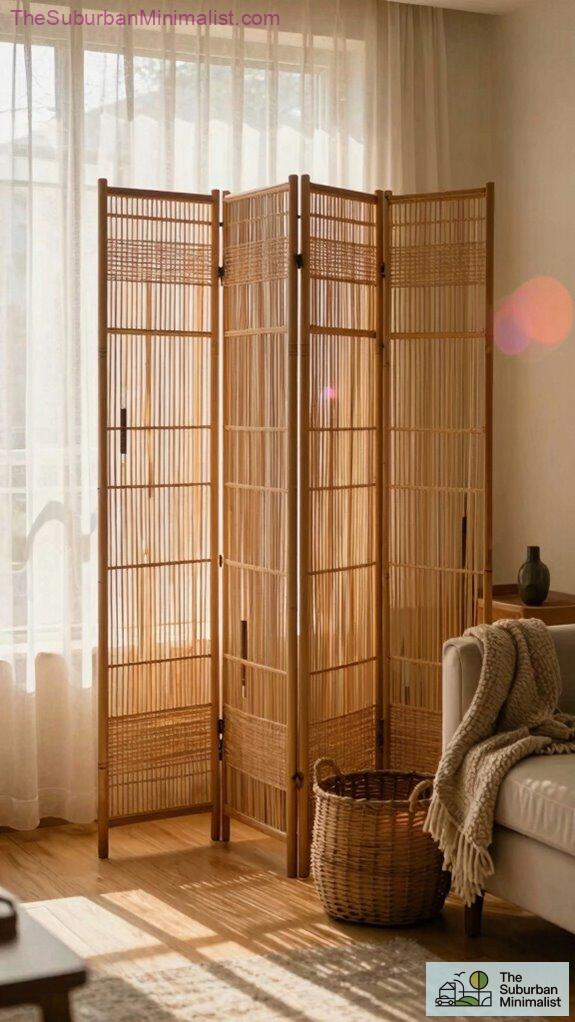 stylish sound absorbing room separators