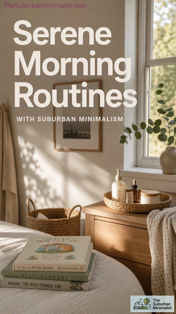 calm suburban morning rituals
