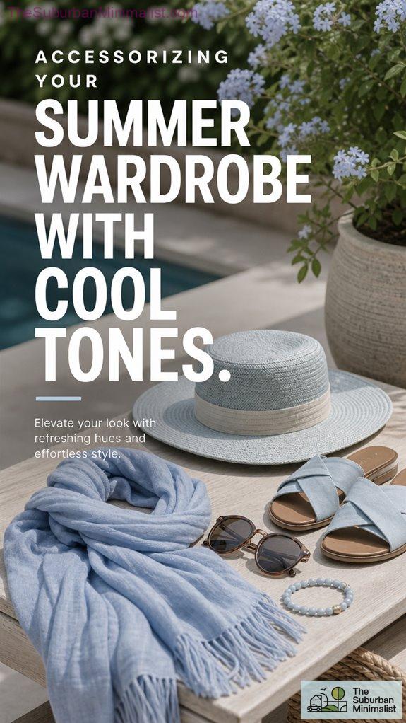 cool toned summer accessories