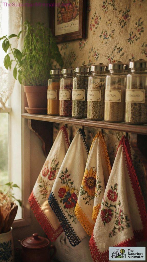 elegant jars enhance cozy ambiance