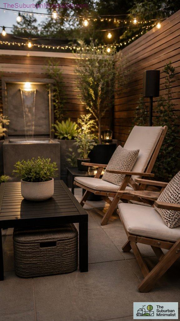 elegant minimalist outdoor design
