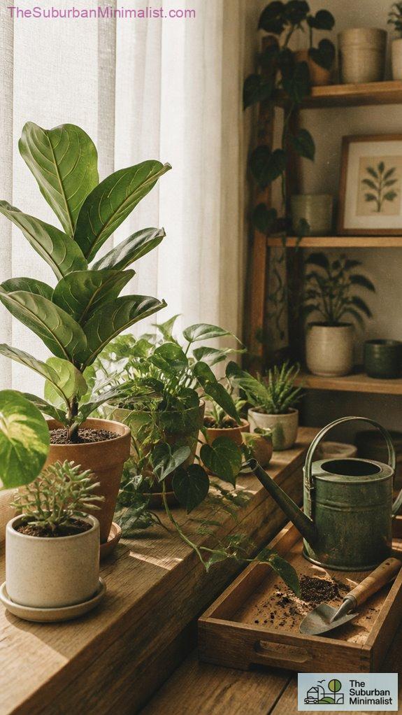 indoor plant lighting care
