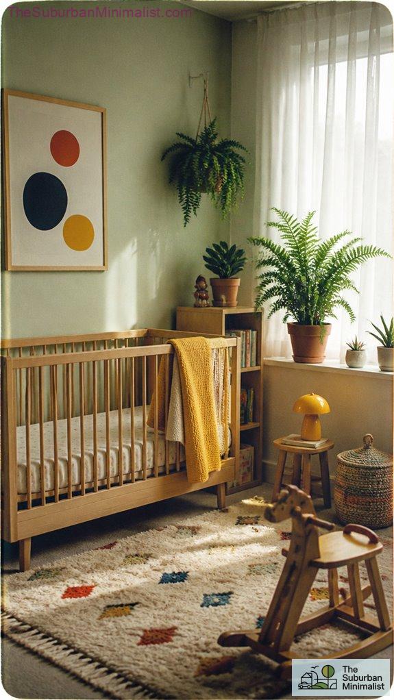 minimalist interiors with greenery