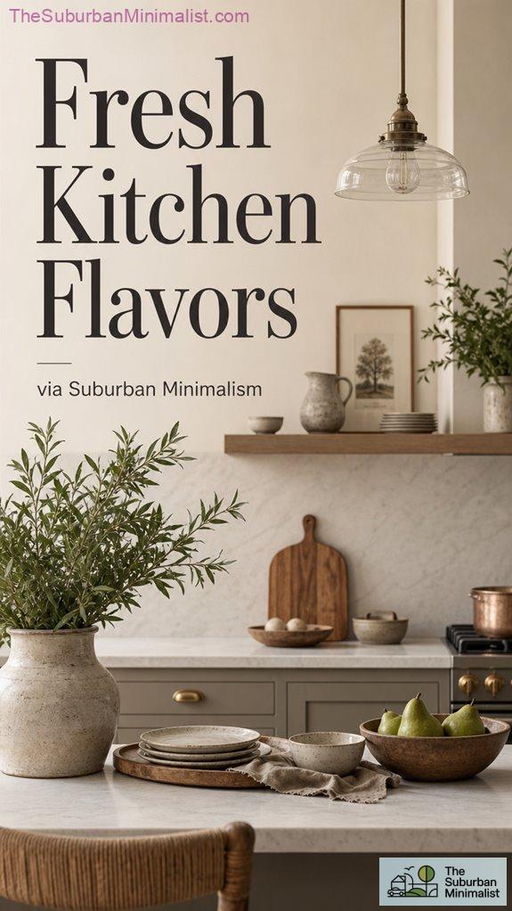 minimalist suburban fresh cuisine