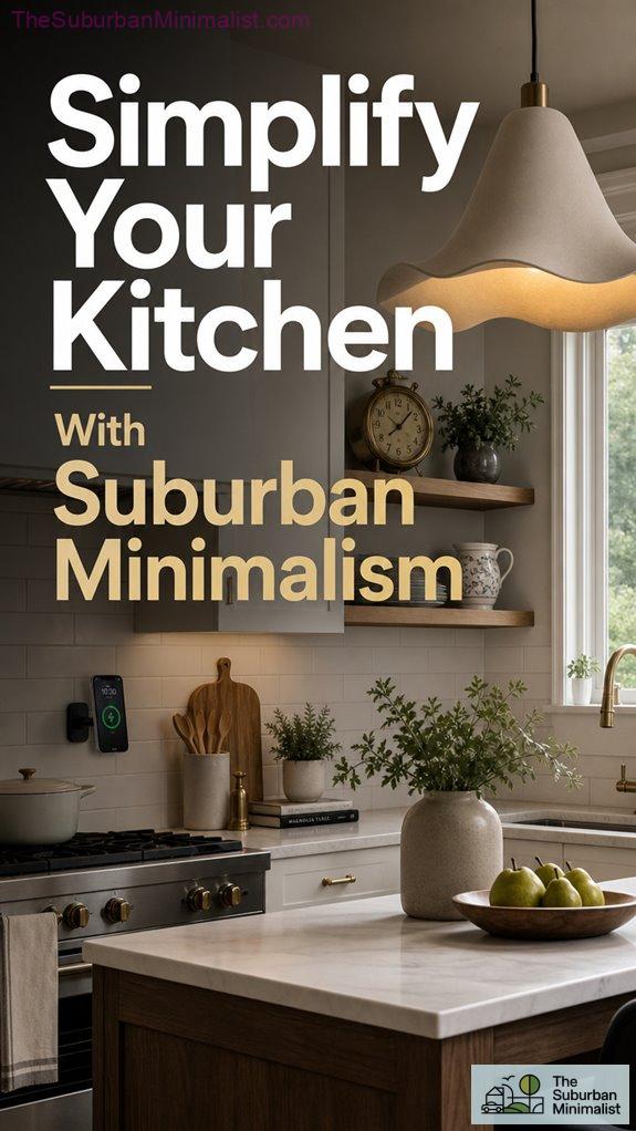 minimalist suburban kitchen design
