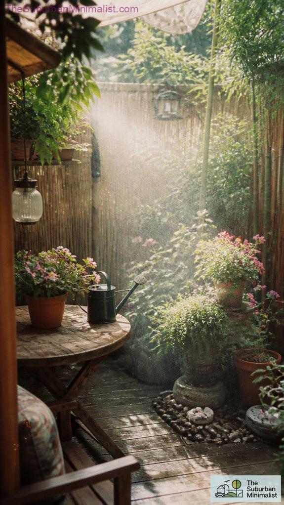 mist creates tranquil retreat