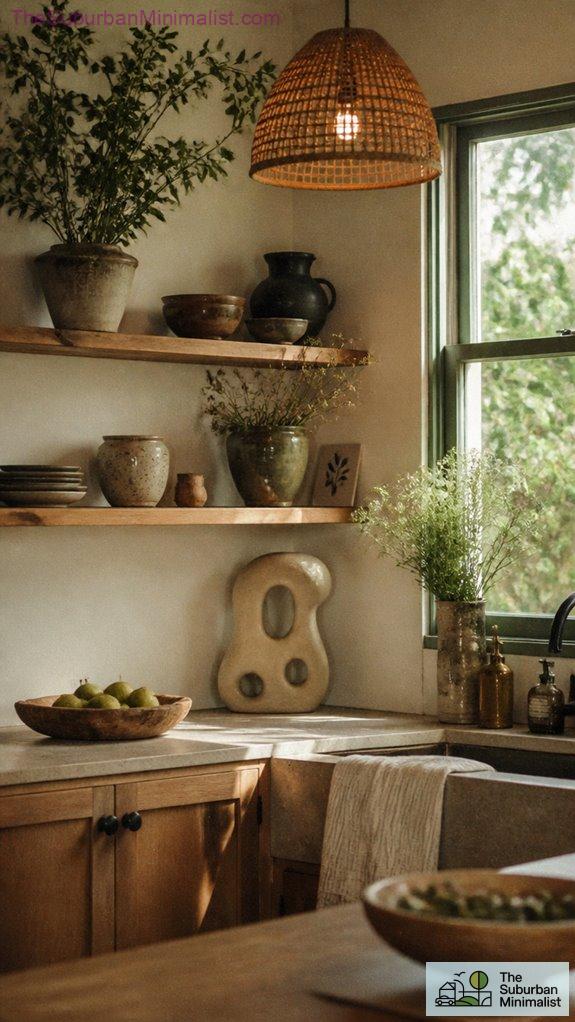 natural sculptural decor accents