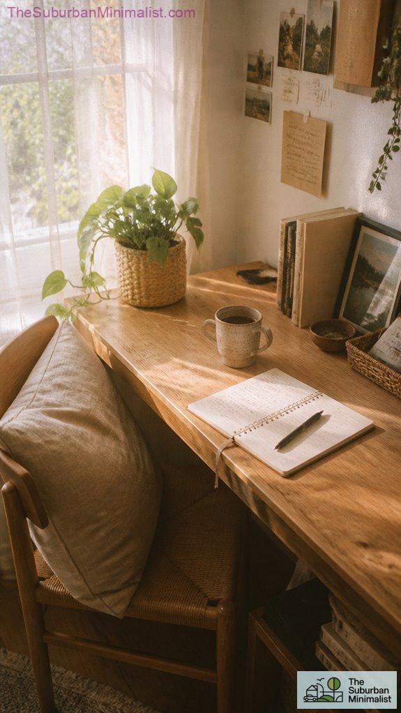 natural sustainable clutter free workspace