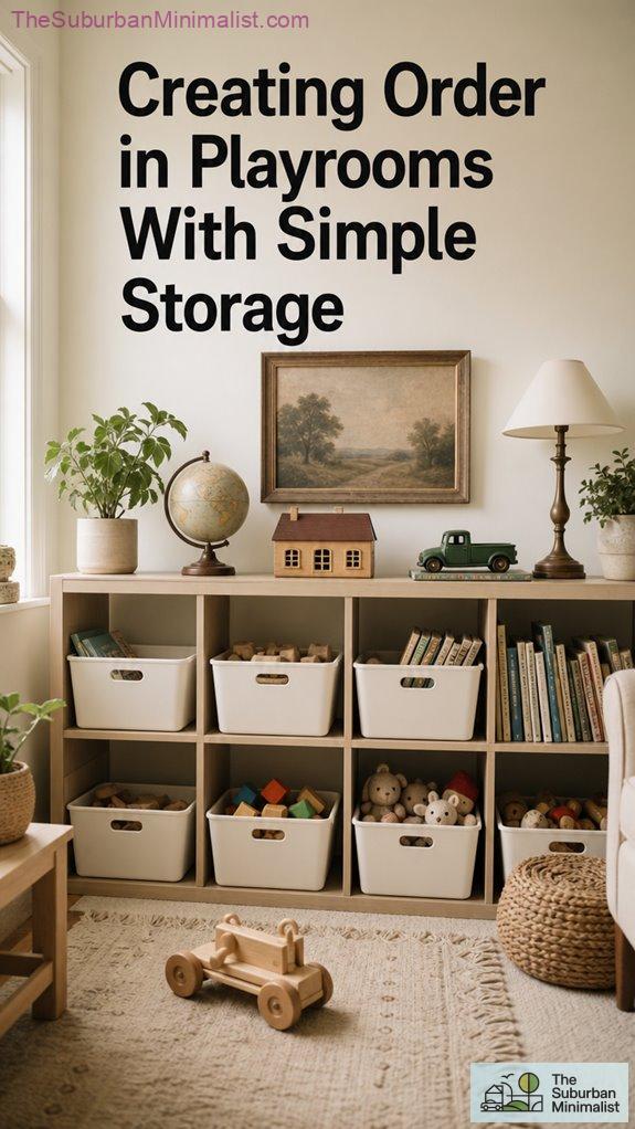 organized playroom storage solutions