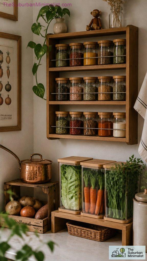 sleek organized fresh storage