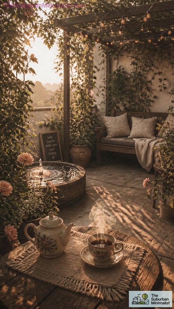 tranquil outdoor garden oasis