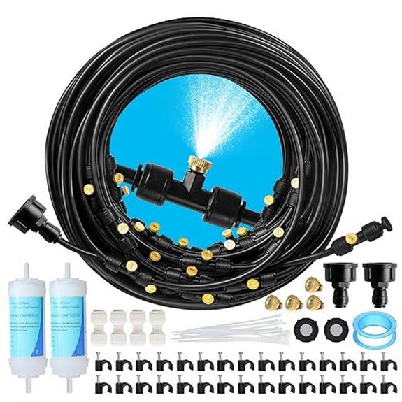 Maotong 100FT Outdoor Patio Misting System Kit