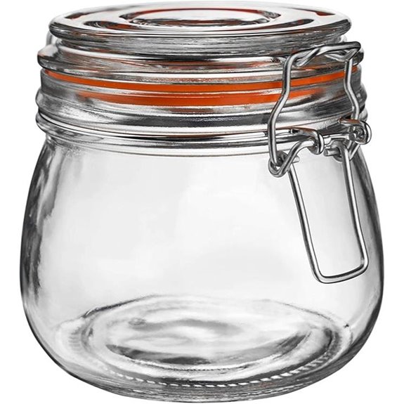 Hovico 25 oz Glass Mason Jars with Airtight Lids