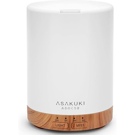 ASAKUKI 300ml Essential Oil Diffuser with Lights