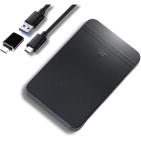 Ezekers 500GB Portable External Hard Drive USB-C & USB 3.0