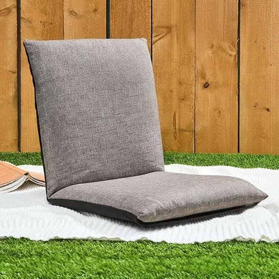 Lakeside Adjustable Padded Floor Lounge Chair