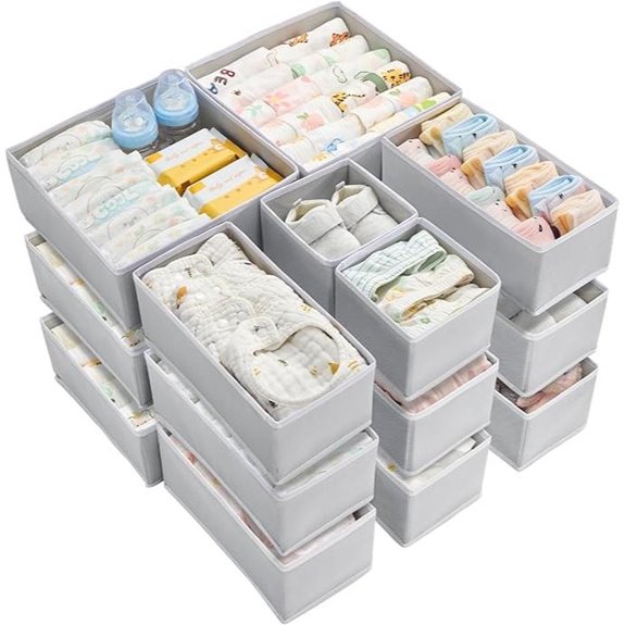 Vtopmart Baby Clothing Organizer Drawer Storage Bins