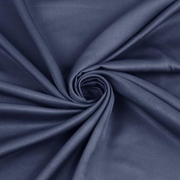 Homiest Bamboo Rayon Fabric 1 Yard Granite Blue